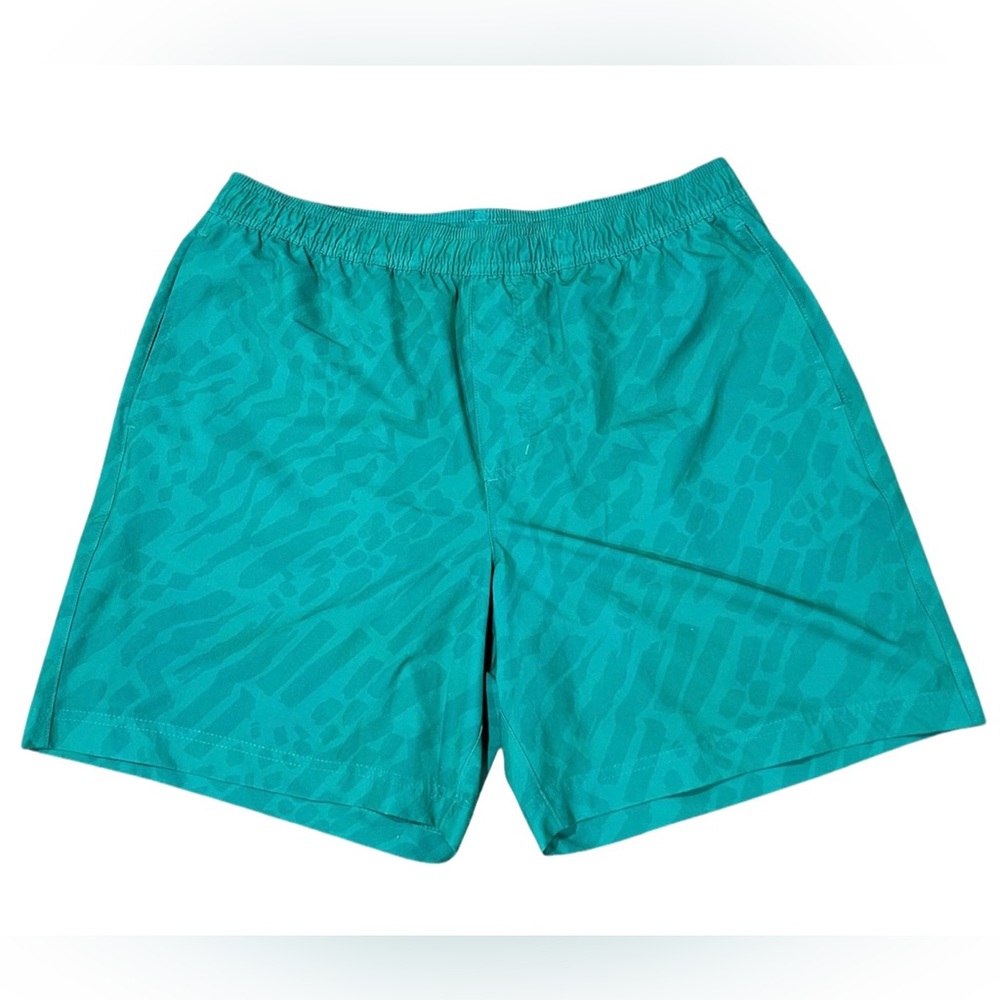 Men’s Chubbies Classic Swim Trunks Shorts Teal Green 5.5 Inseam Size L Large